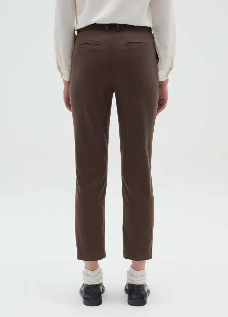 Pantaloni The Iconic Pants Marroni Slim Fit, Donna, Marrone miniatura 3