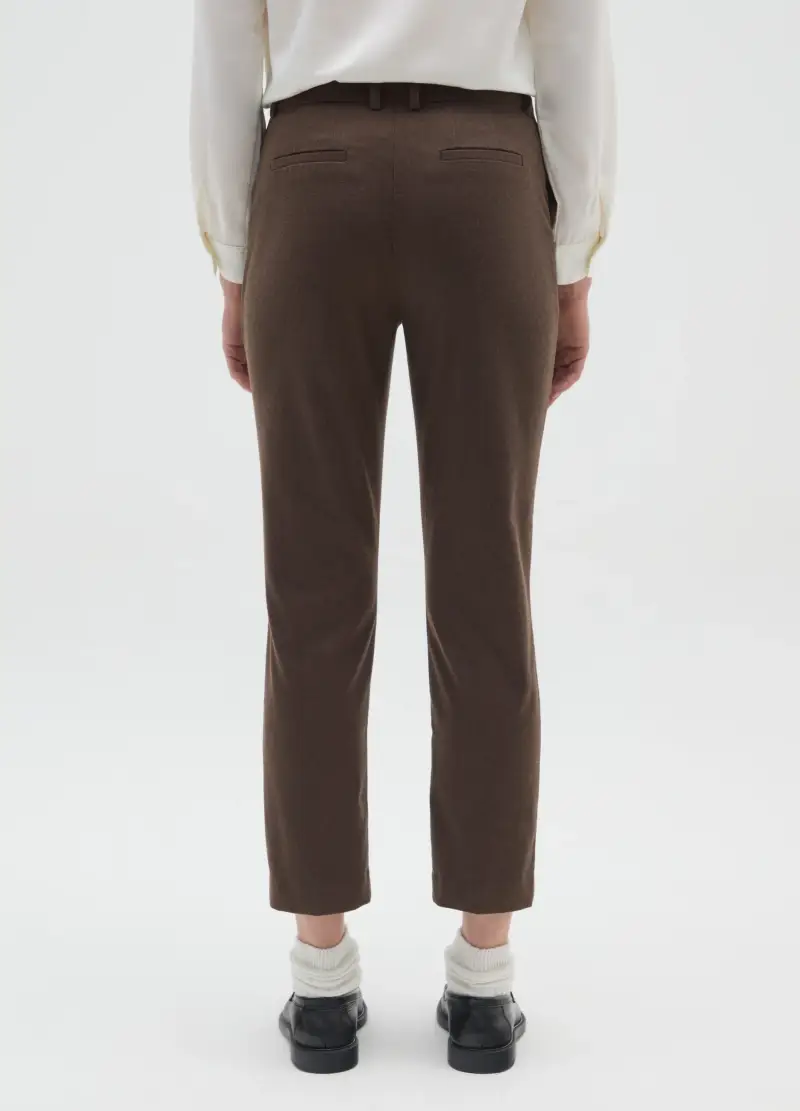 Pantaloni The Iconic Pants Marroni Slim Fit, Donna, Marrone miniatura 3