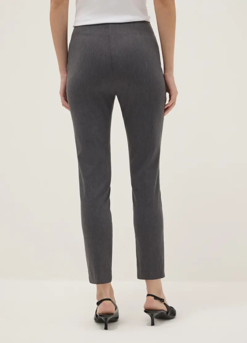 Pantaloni Treggins Grigi Slim Fit, Donna, Grigio miniatura 3