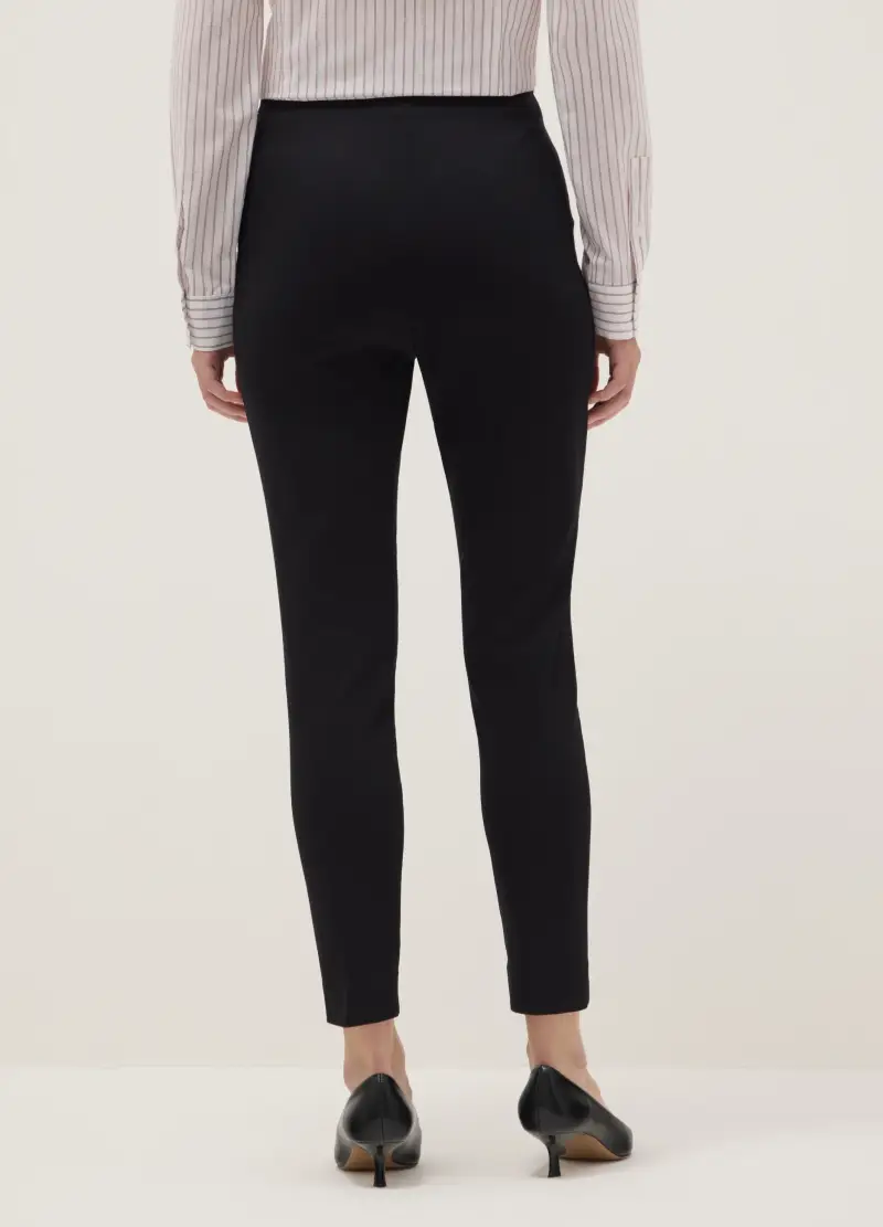 Pantaloni Treggins Neri Slim Fit, Donna, Nero miniatura 3