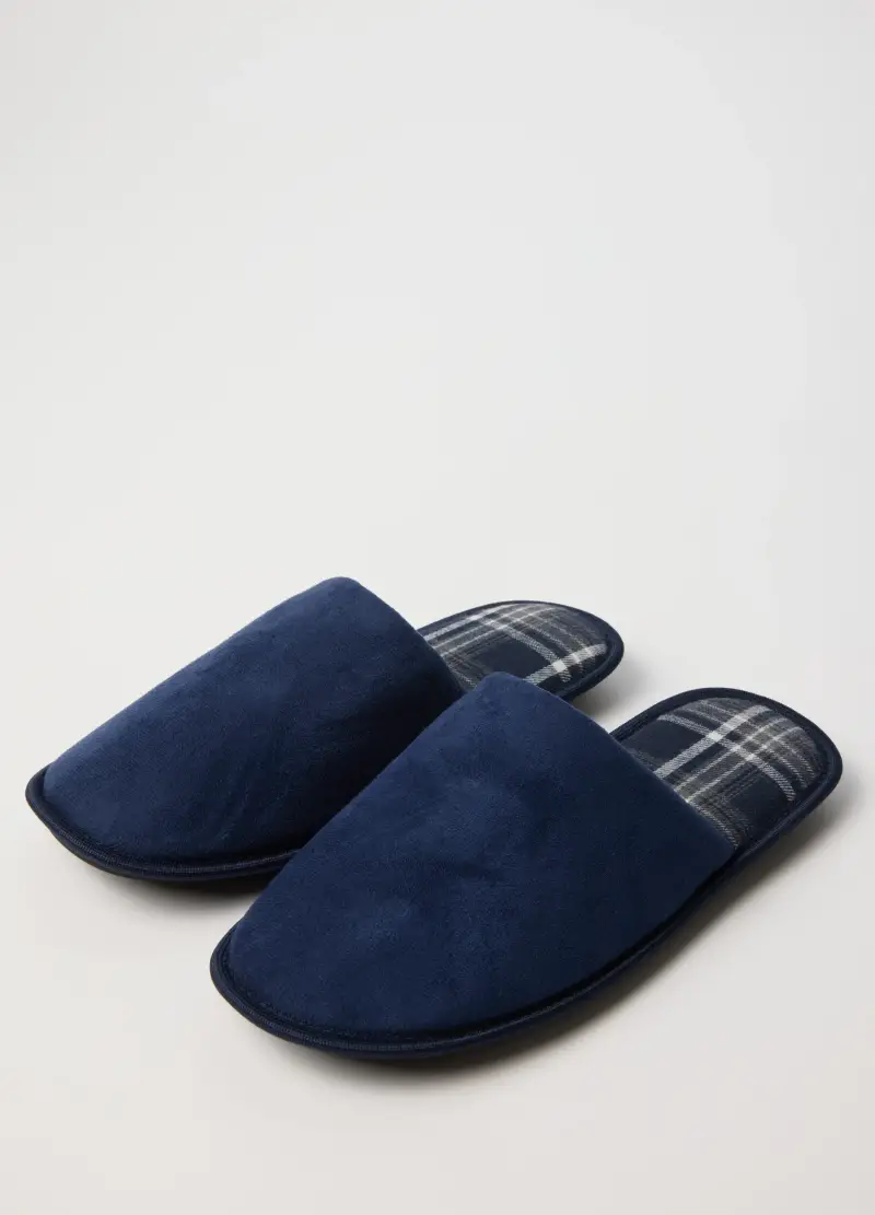 OVS Pantofole Uomo Blu 3048042 miniatura 2