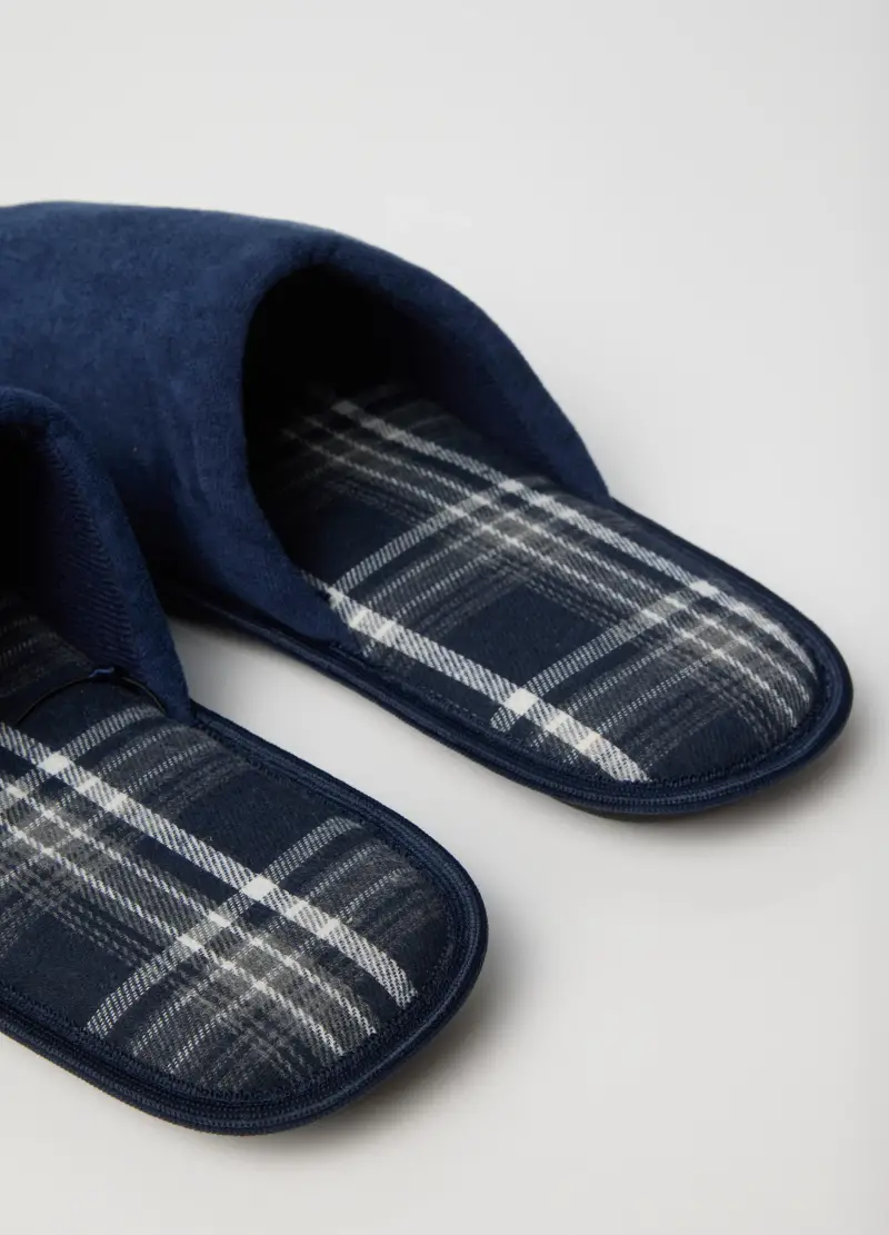 OVS Pantofole Uomo Blu 3048042 miniatura 3