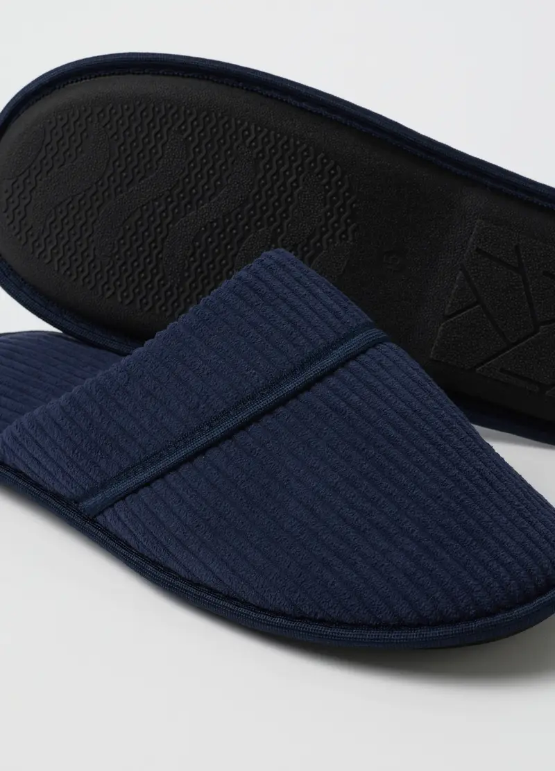 OVS Pantofole Uomo Blu 3901333 miniatura 3