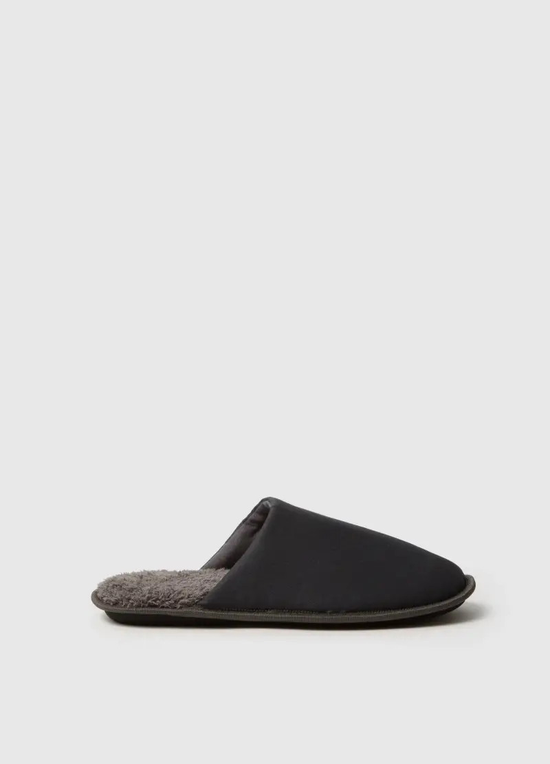 Pantofole Grigie Con Imbottitura Interna, Uomo, Multicolor