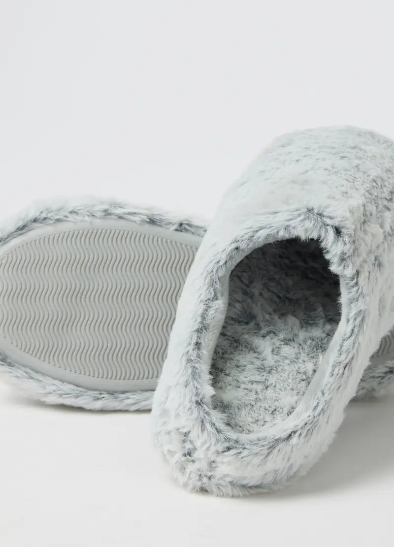 OVS HOUSEBRAND Pantofole Donna Grigio 1526813 miniatura 2