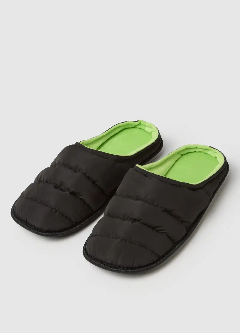 OVS Pantofole Uomo Verde 4315712 miniatura 2