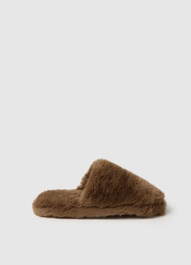 OVS HOUSEBRAND Pantofole Donna Marrone 1526812