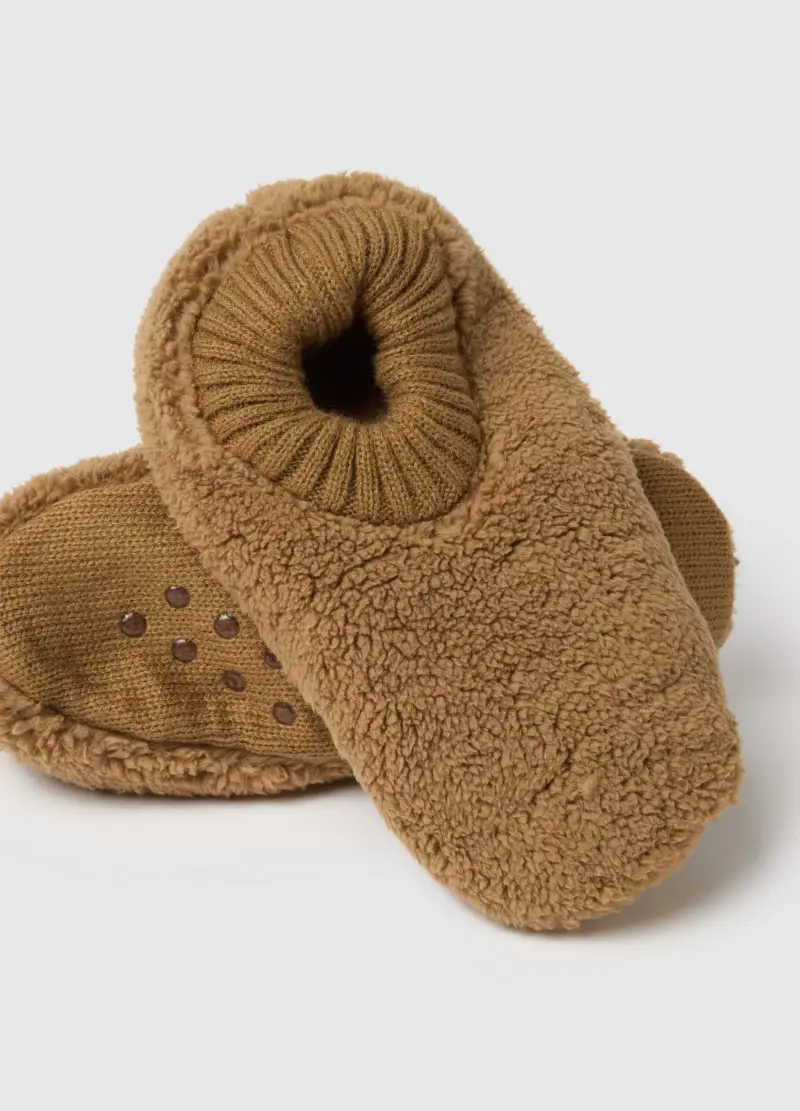 OVS Pantofole Uomo Marrone 3831153 miniatura 2