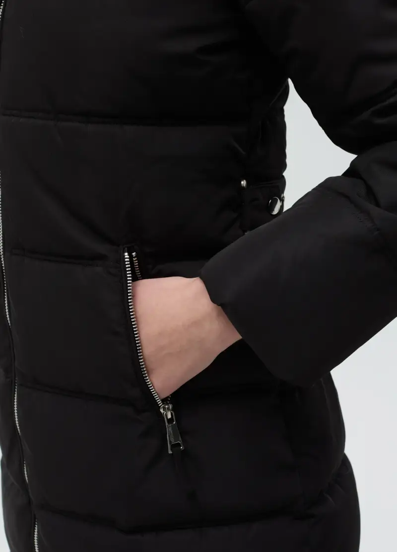 OVS Parka Donna Nero 3408477 miniatura 3