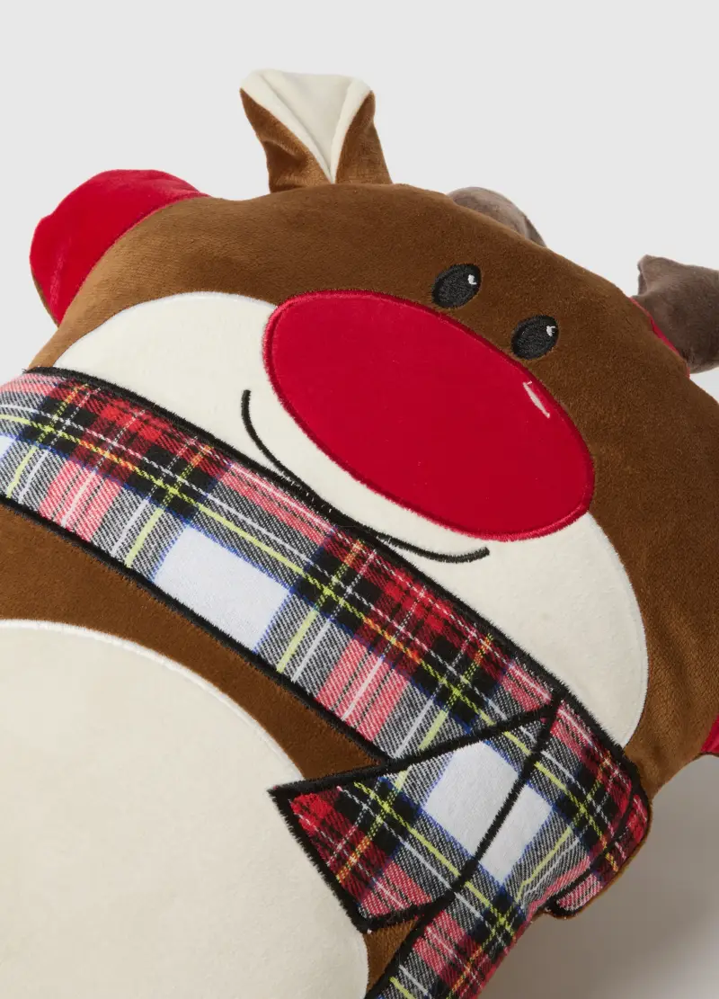 Peluche Natalizio Multicolor A Forma Di Renna, Donna, Multicolor miniatura 3