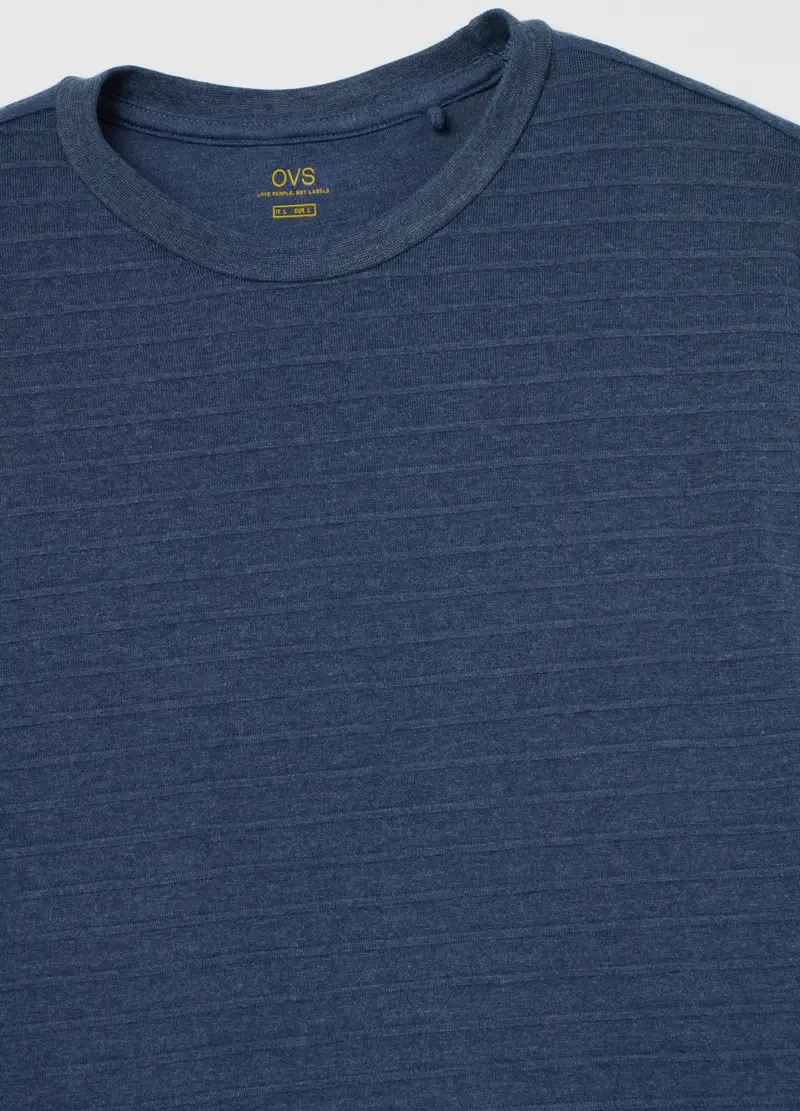 Pigiama Blu Da Uomo In Cotone, Blu miniatura 2