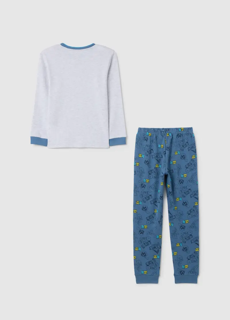 Pigiama Da Bambino In Misto Cotone Multicolor Regular Fit, Multicolor miniatura 2