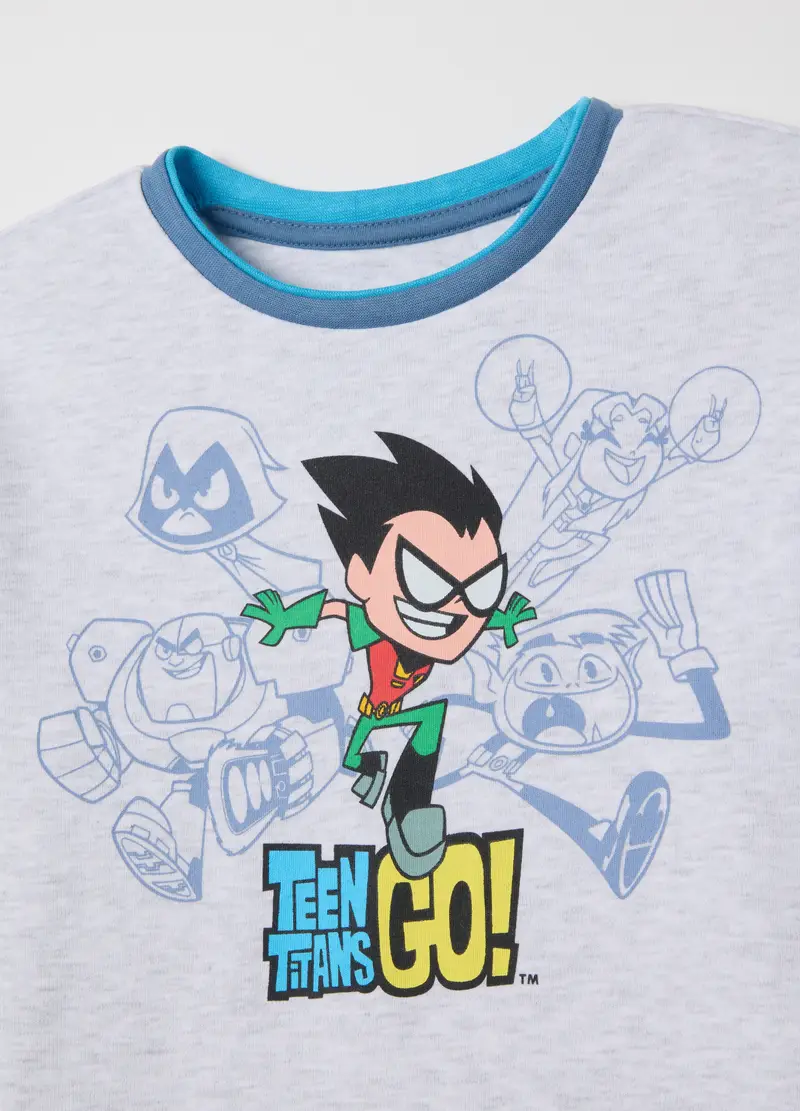 Pigiama Da Bambino In Misto Cotone Multicolor Regular Fit, Multicolor miniatura 3