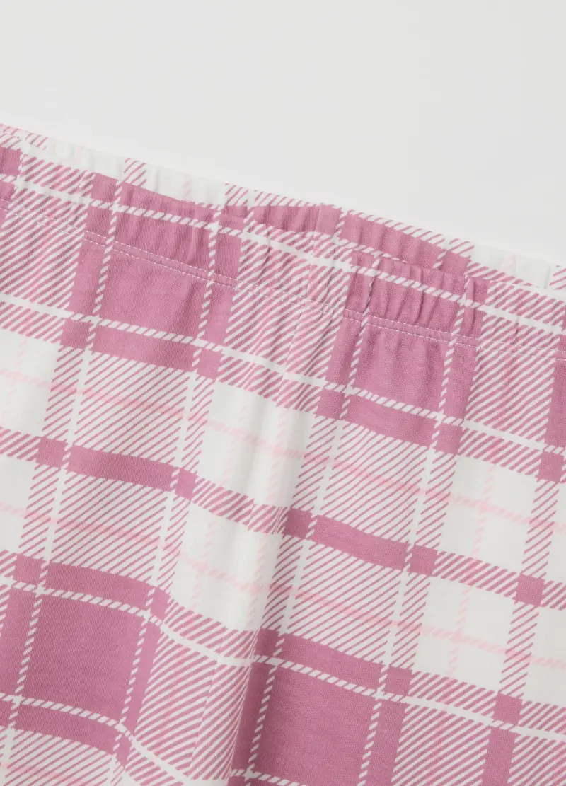 Pigiama Da Ragazza In Puro Cotone Multicolor Con Stampa, Bambina, Multicolor miniatura 3