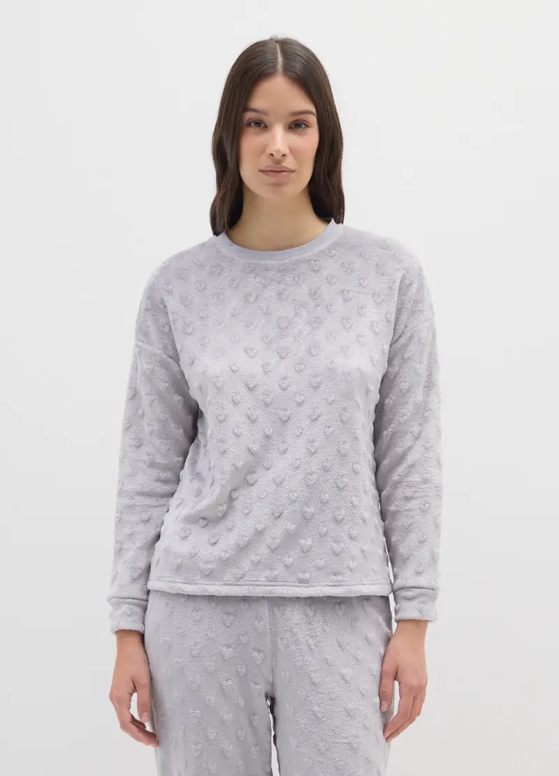 Pigiama Grigio Regular Fit, Donna, Grigio miniatura 2