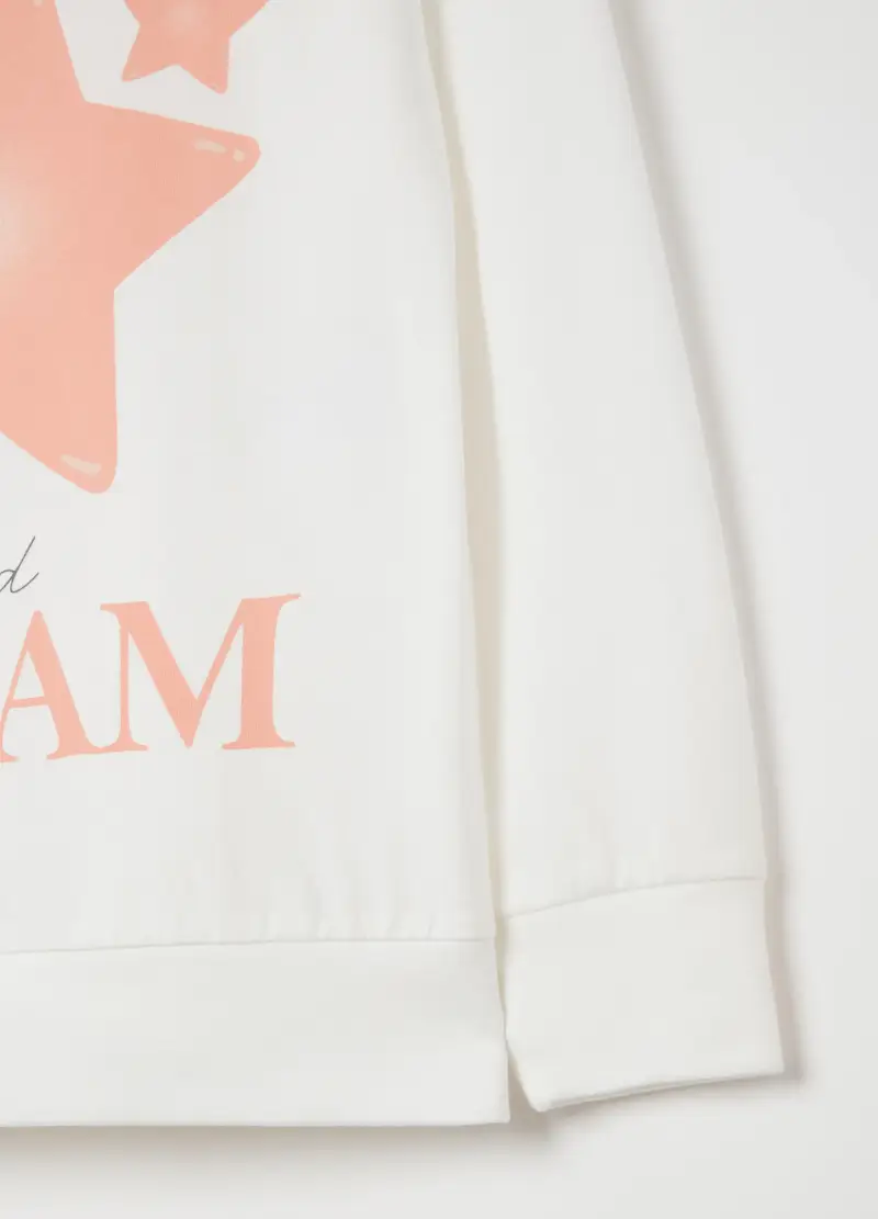 Pigiama In Cotone Bio Con Stampa, Bambina, Multicolor miniatura 3