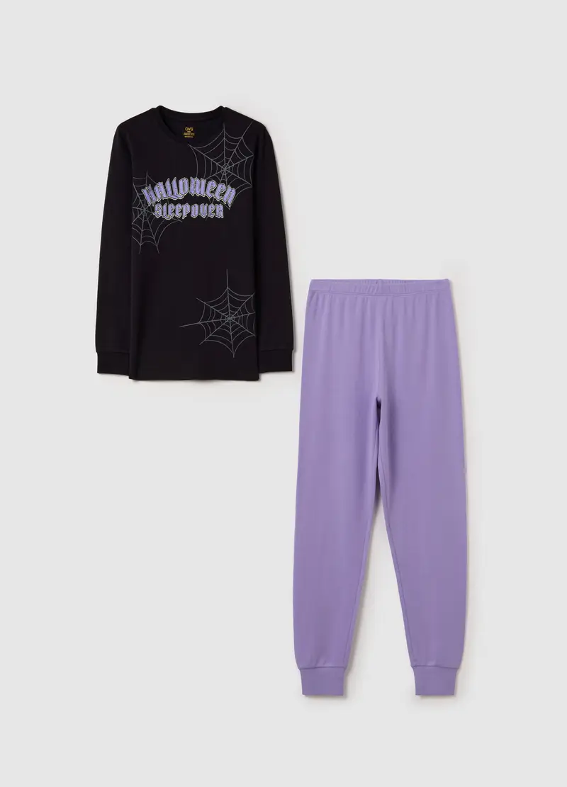 Pigiama In Cotone Bio "halloween Sleepover", Bambina, Multicolor