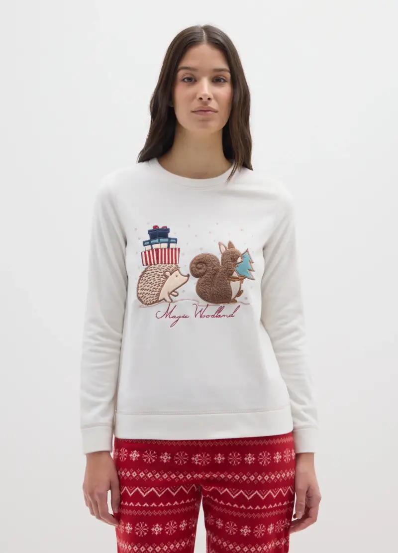 Pigiama In Misto Multicolor Regular Fit, Donna, Multicolor miniatura 2