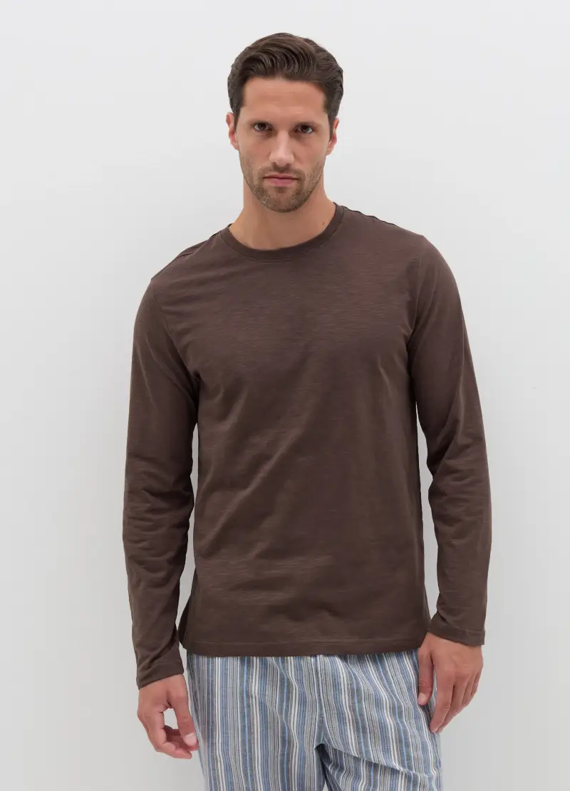 OVS Top Uomo Marrone 3425623 miniatura 2