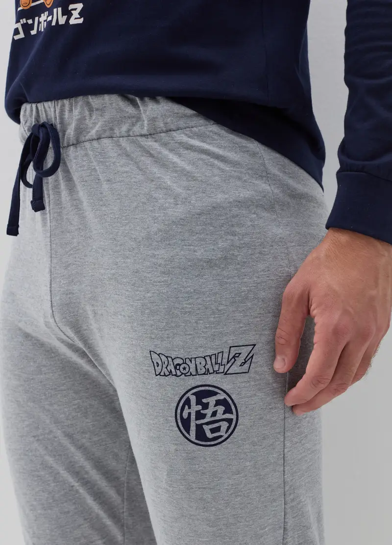 Pigiama Lungo Stampa Dragon Ball Z, Uomo, Multicolor miniatura 3