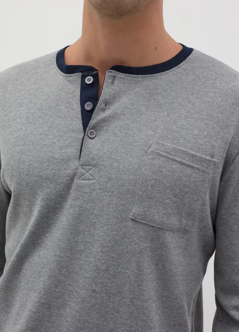 OVS Top Uomo Grigio 3456252 miniatura 3