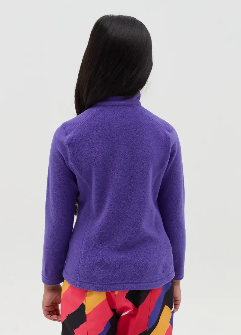 Pile Half-zip Altavia With Deborah Compagnoni, Bambina, Viola miniatura 2