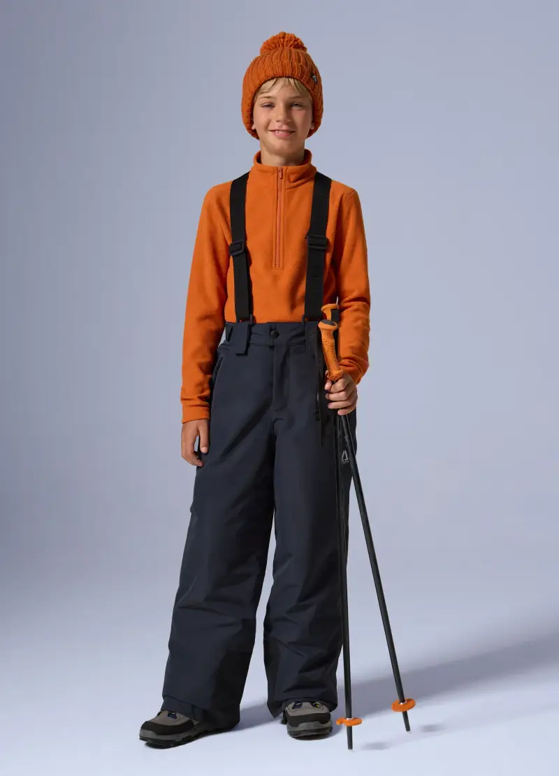 Pile Half Zip Altavia With Deborah Compagnoni, Unisex, Arancione