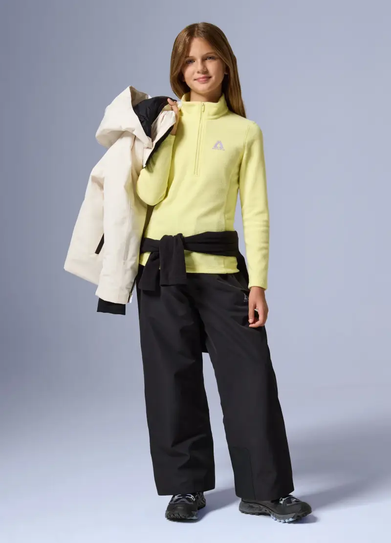 Pile Half Zip Altavia With Deborah Compagnoni, Unisex, Giallo