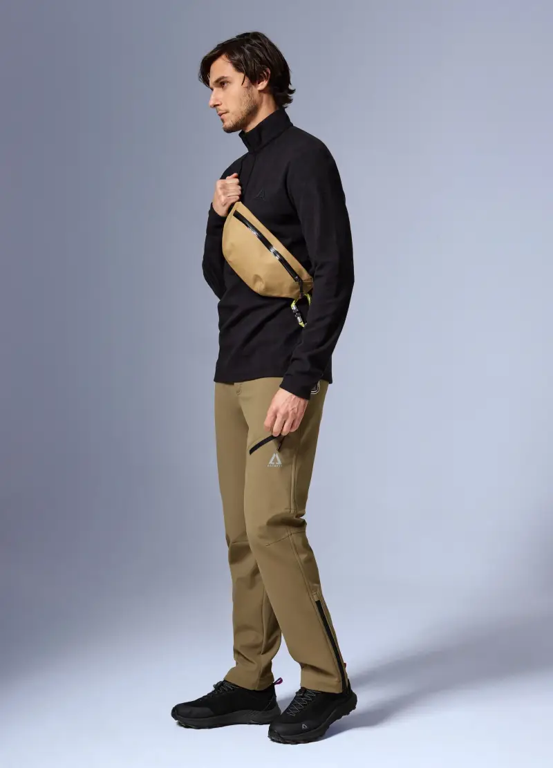 Pile Half Zip Altavia With Deborah Compagnoni, Unisex, Nero