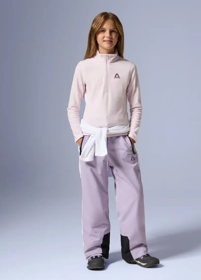 Pile Half Zip Altavia With Deborah Compagnoni, Unisex, Rosa