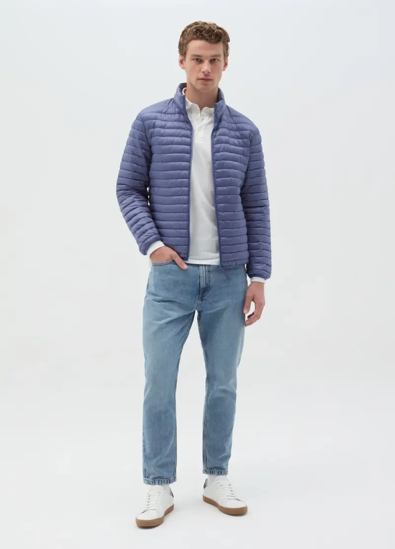 Piumino Full-zip Ultralight Trapuntato, Uomo, Blu miniatura 2