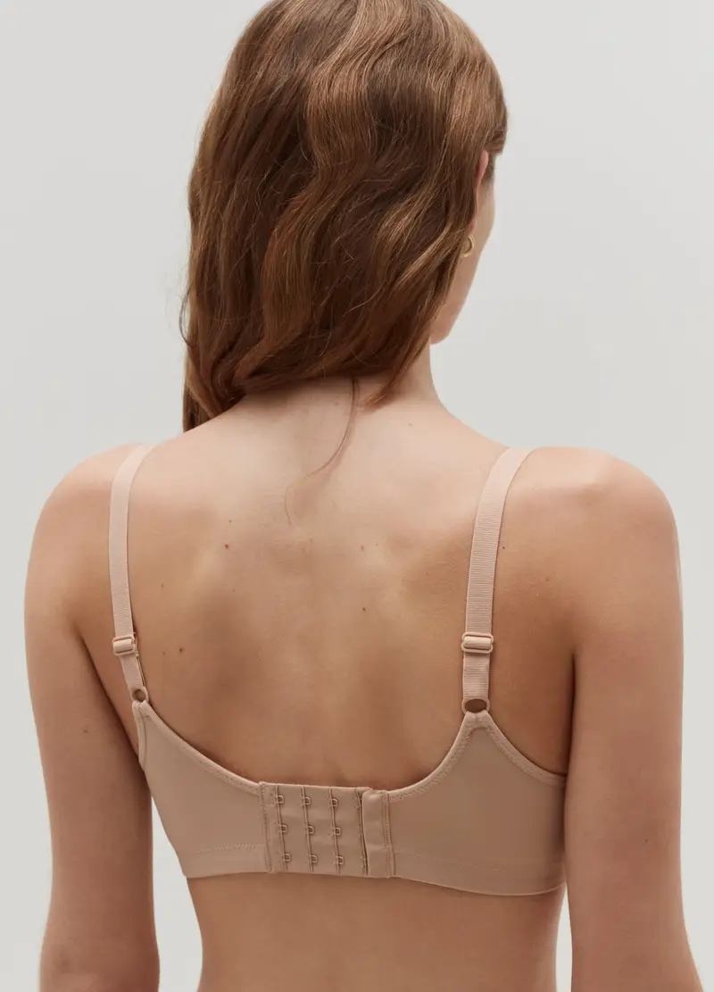 OVS, Playtex Reggiseno Senza Ferretto Essential Support In Microfibra, Unisex, Beige, Taglia: 6C miniatura 2