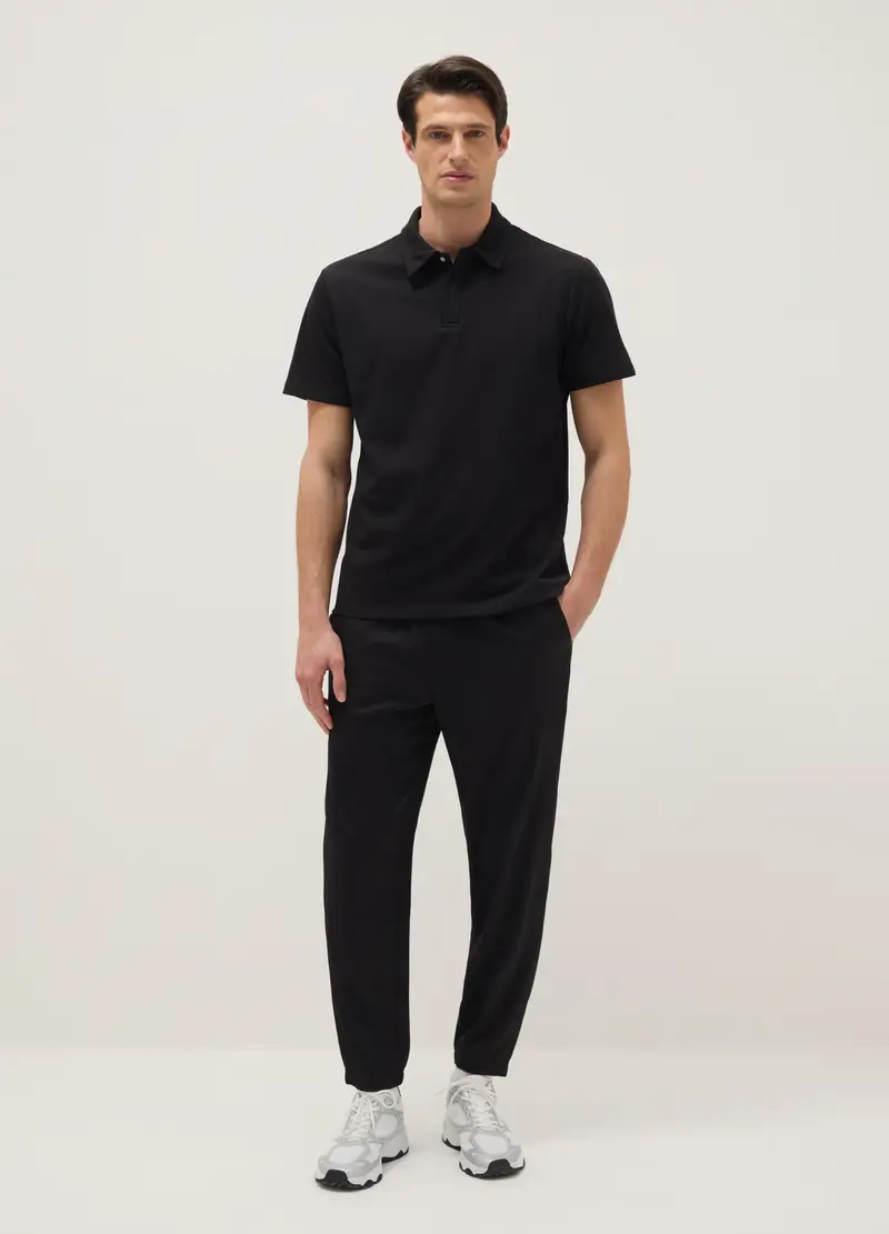 OVS Polo Uomo Nero 4154645 miniatura 2
