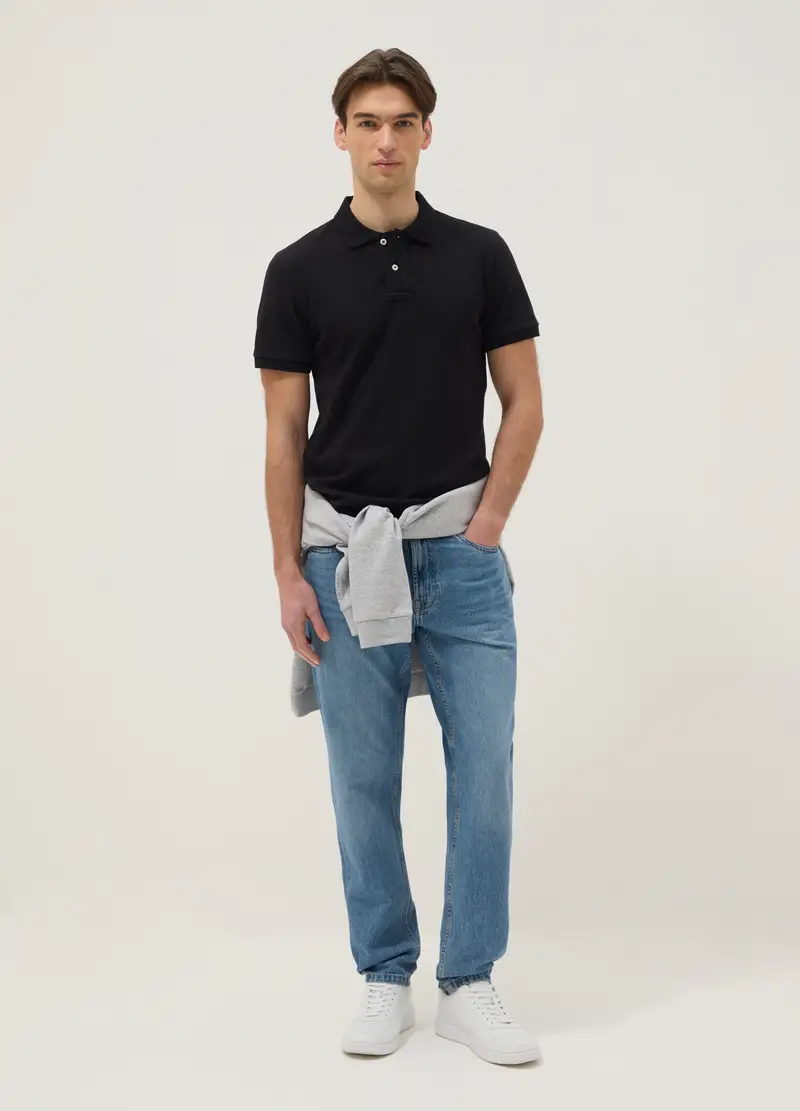 OVS Polo Uomo Nero 4315750 miniatura 2