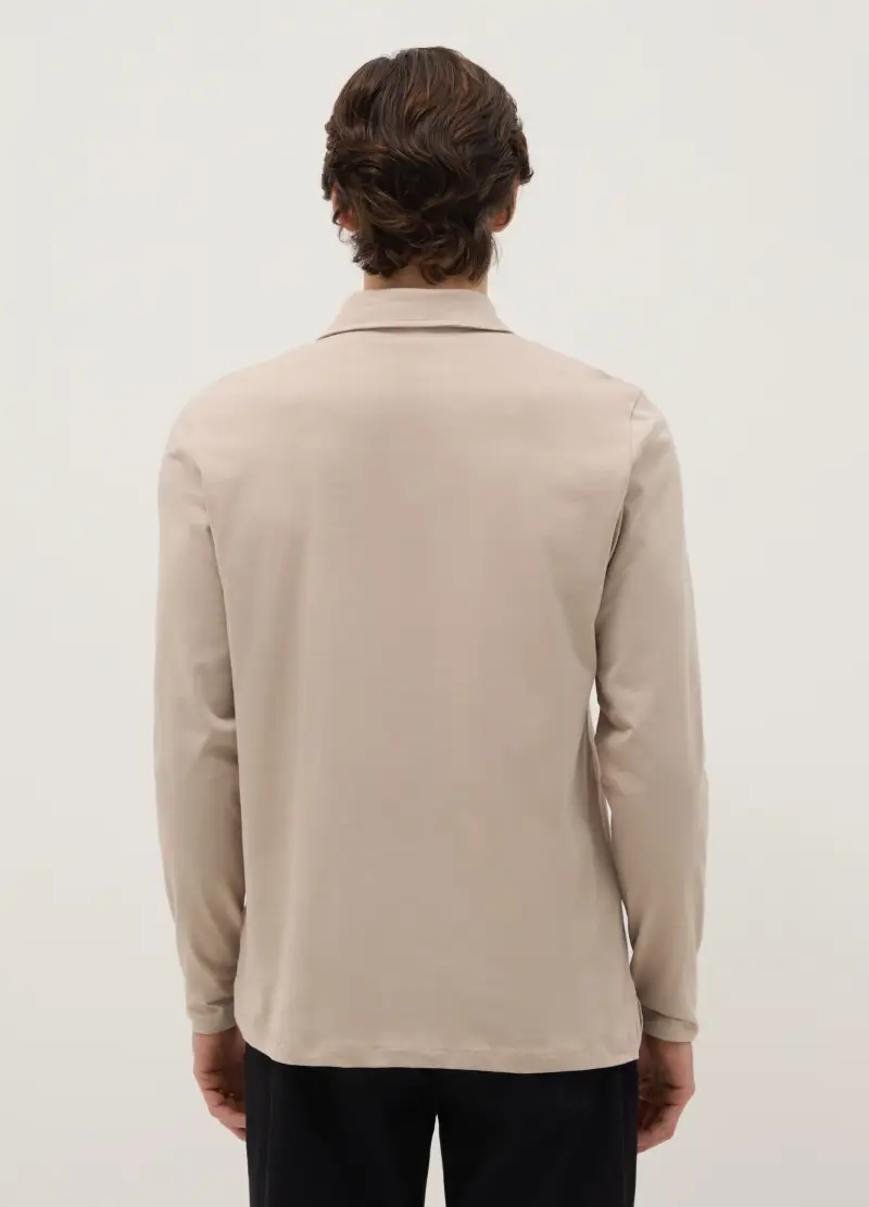 OVS Polo Uomo Beige 4022208 miniatura 3