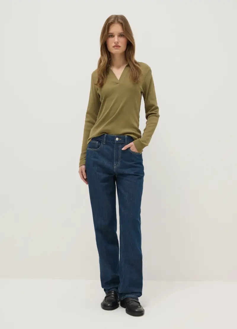 OVS Polo Donna Verde 4011323 miniatura 2