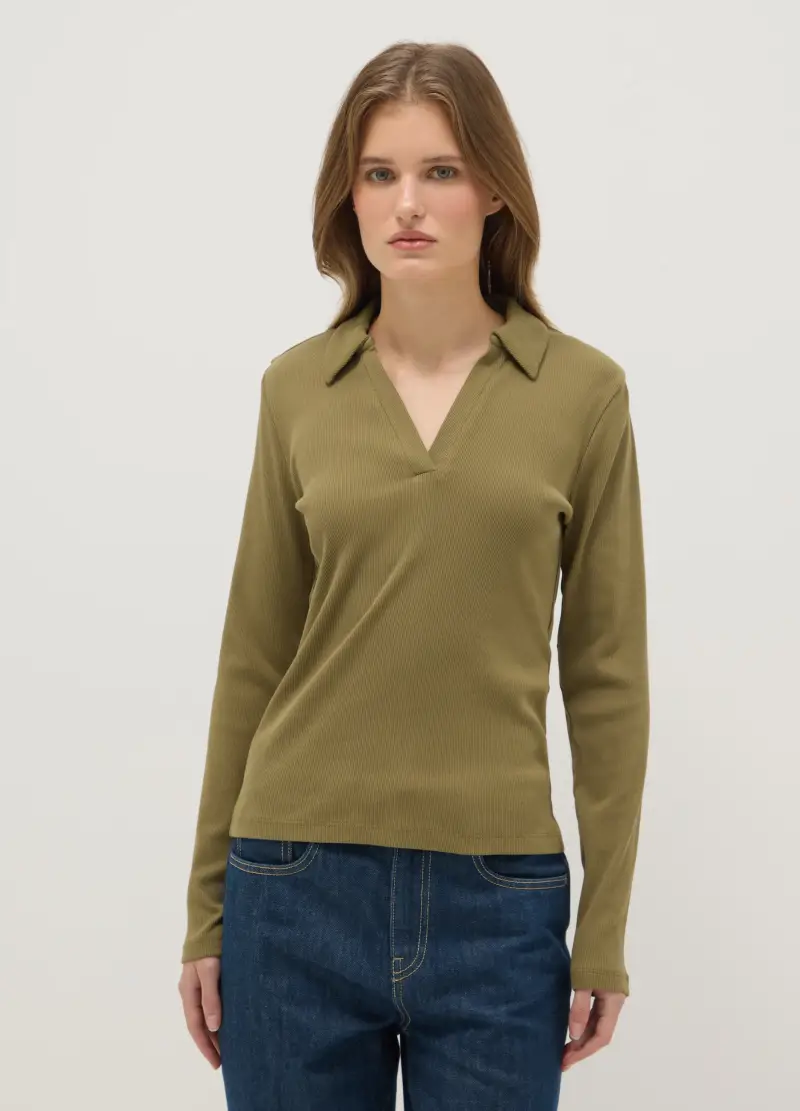 OVS Polo Donna Verde 4011323