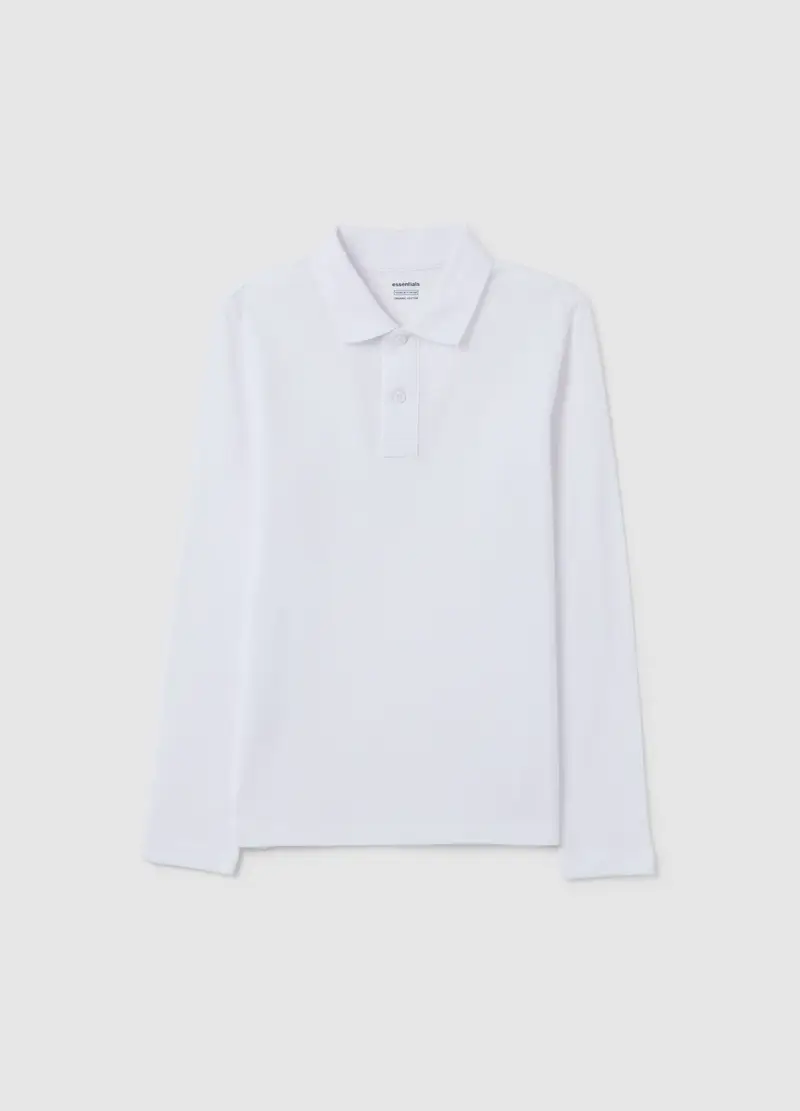 OVS Polo Bambino Bianco 1175331 miniatura 3