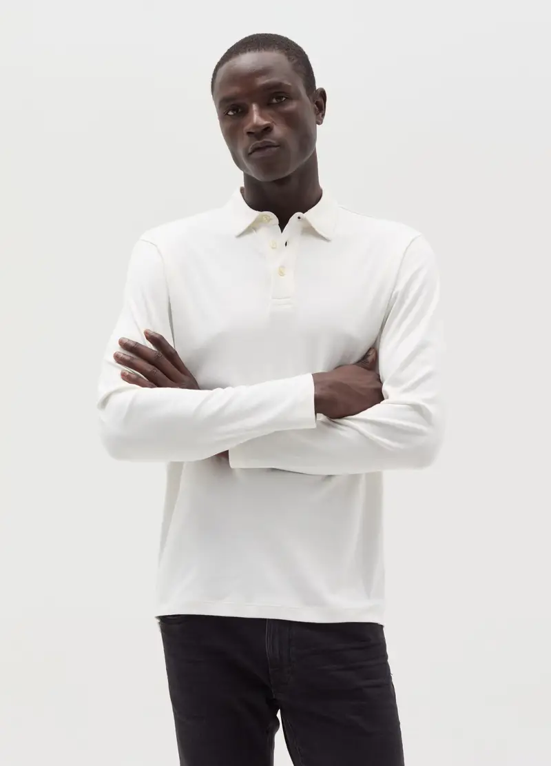 OVS Polo Uomo Bianco 4103159 miniatura 2