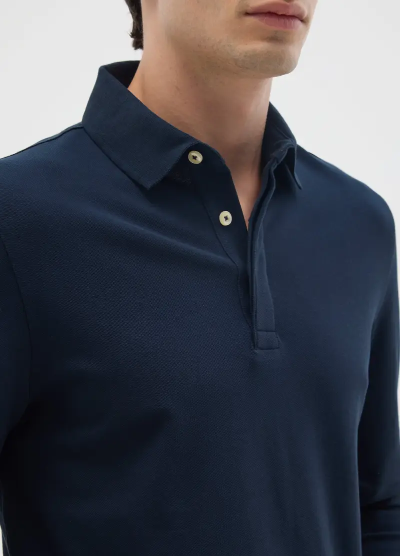 OVS HOUSEBRAND Polo Uomo Blu 1175877 miniatura 3