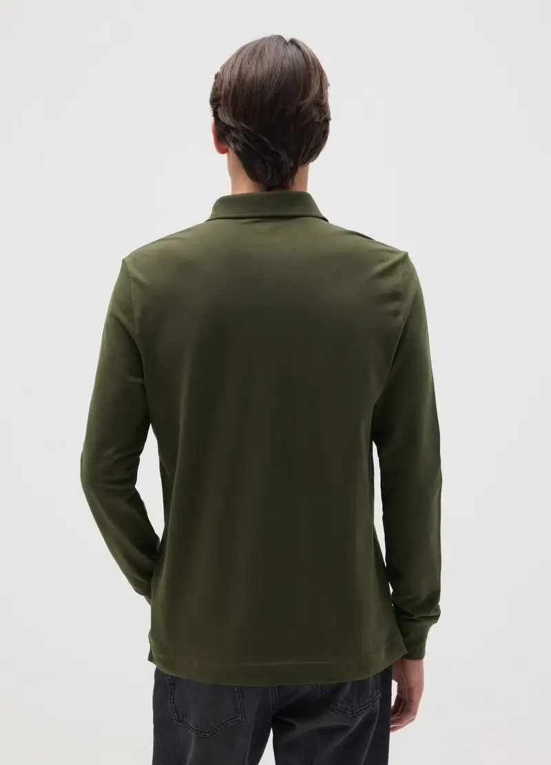 OVS HOUSEBRAND Polo Uomo Verde 1175875 miniatura 2