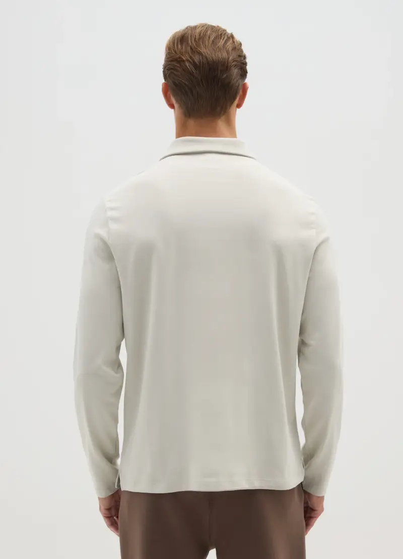 OVS Polo Uomo Beige 3047933 miniatura 3