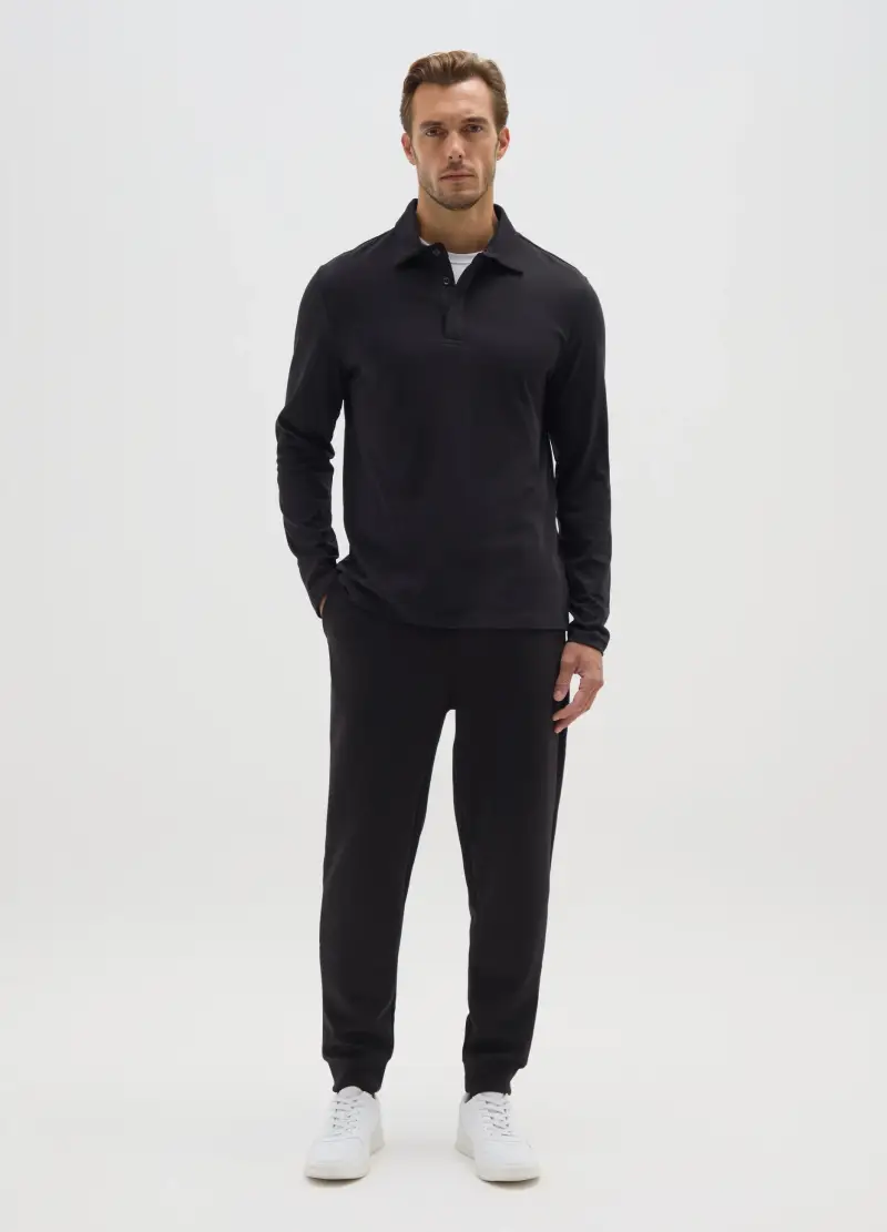 OVS Polo Uomo Nero 3047935 miniatura 2