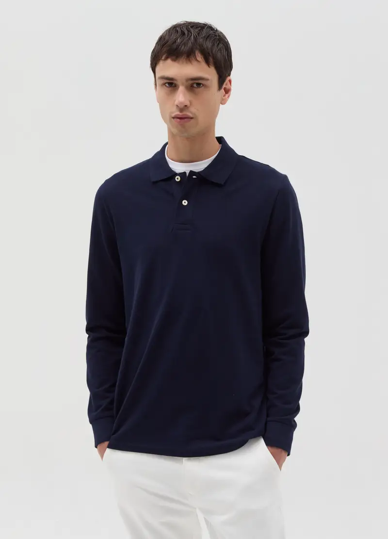 OVS Polo Uomo Blu 3626856 miniatura 2