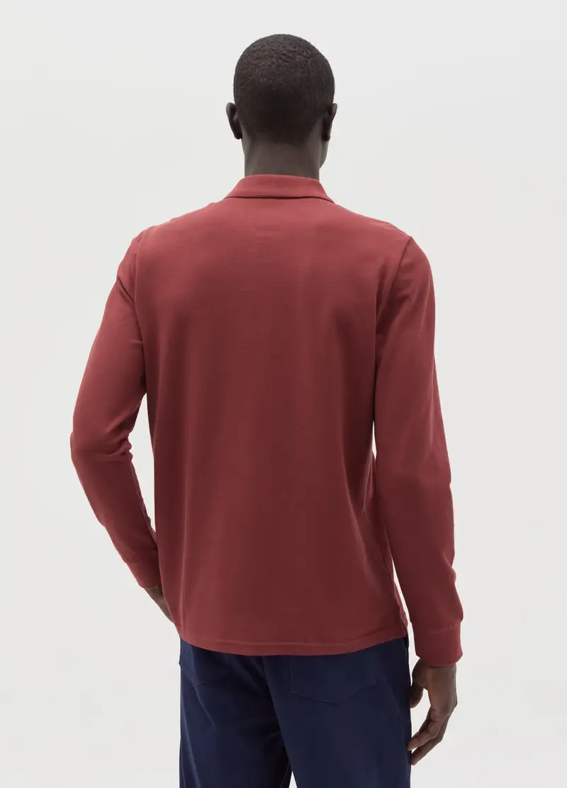 OVS Polo Uomo Marrone 4152600 miniatura 3