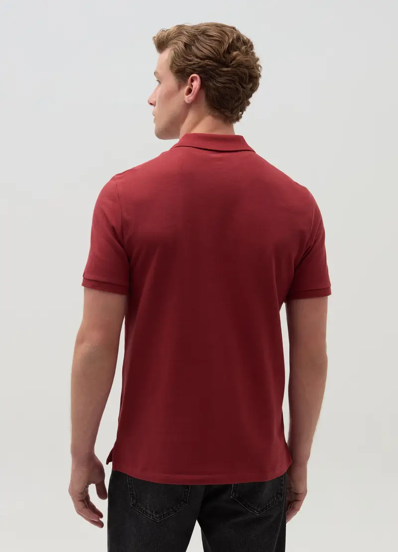 OVS Polo Uomo Rosso 4121884 miniatura 3