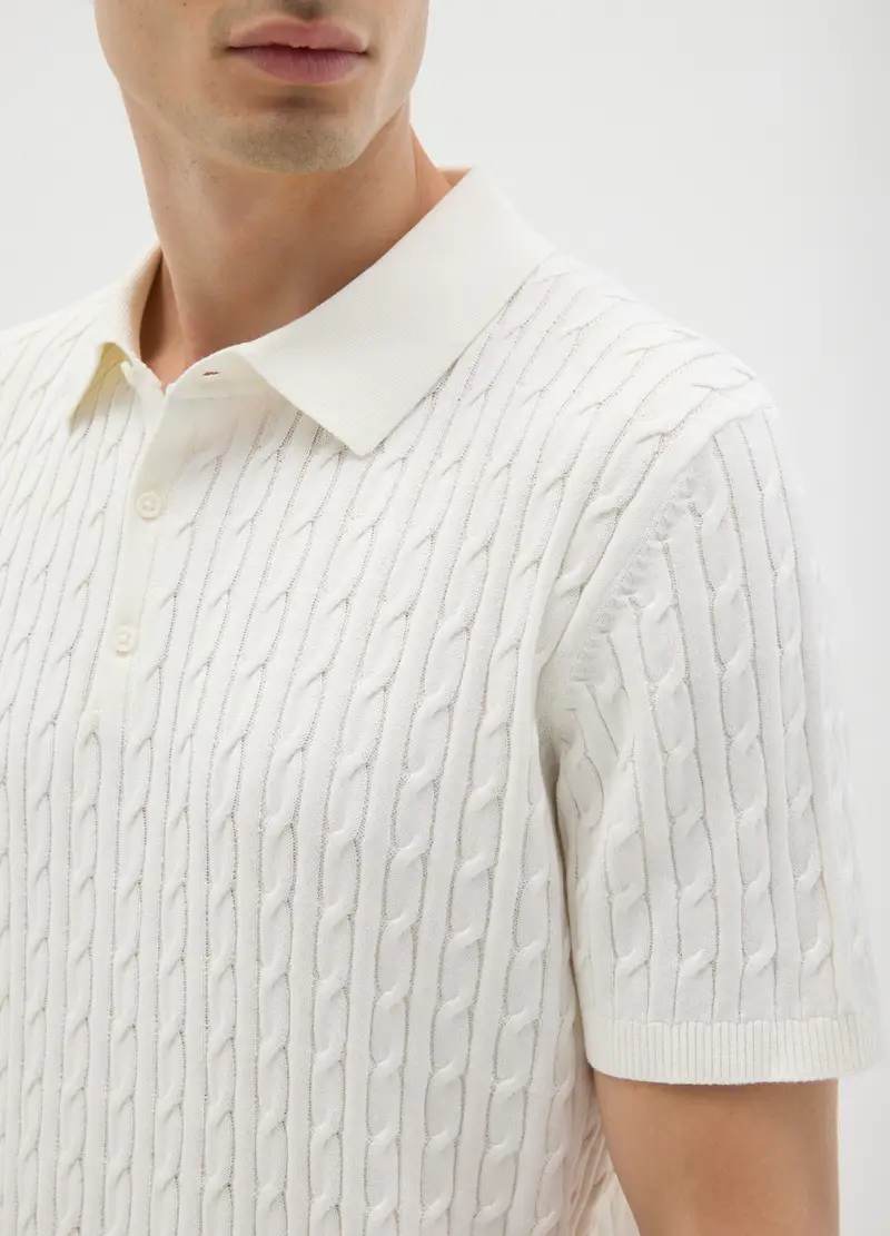 OVS Polo Uomo Bianco 3898684 miniatura 3