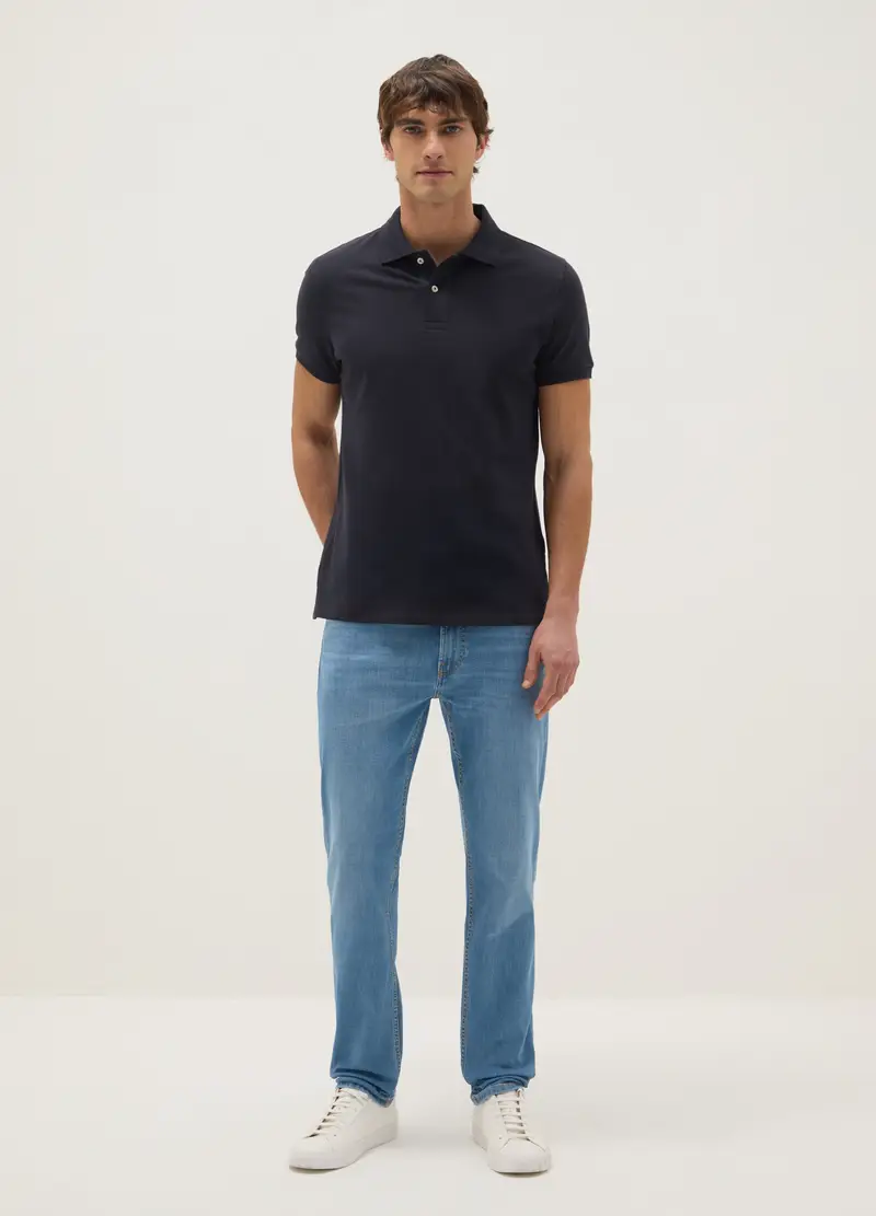 OVS Polo Uomo Blu 4315755 miniatura 2