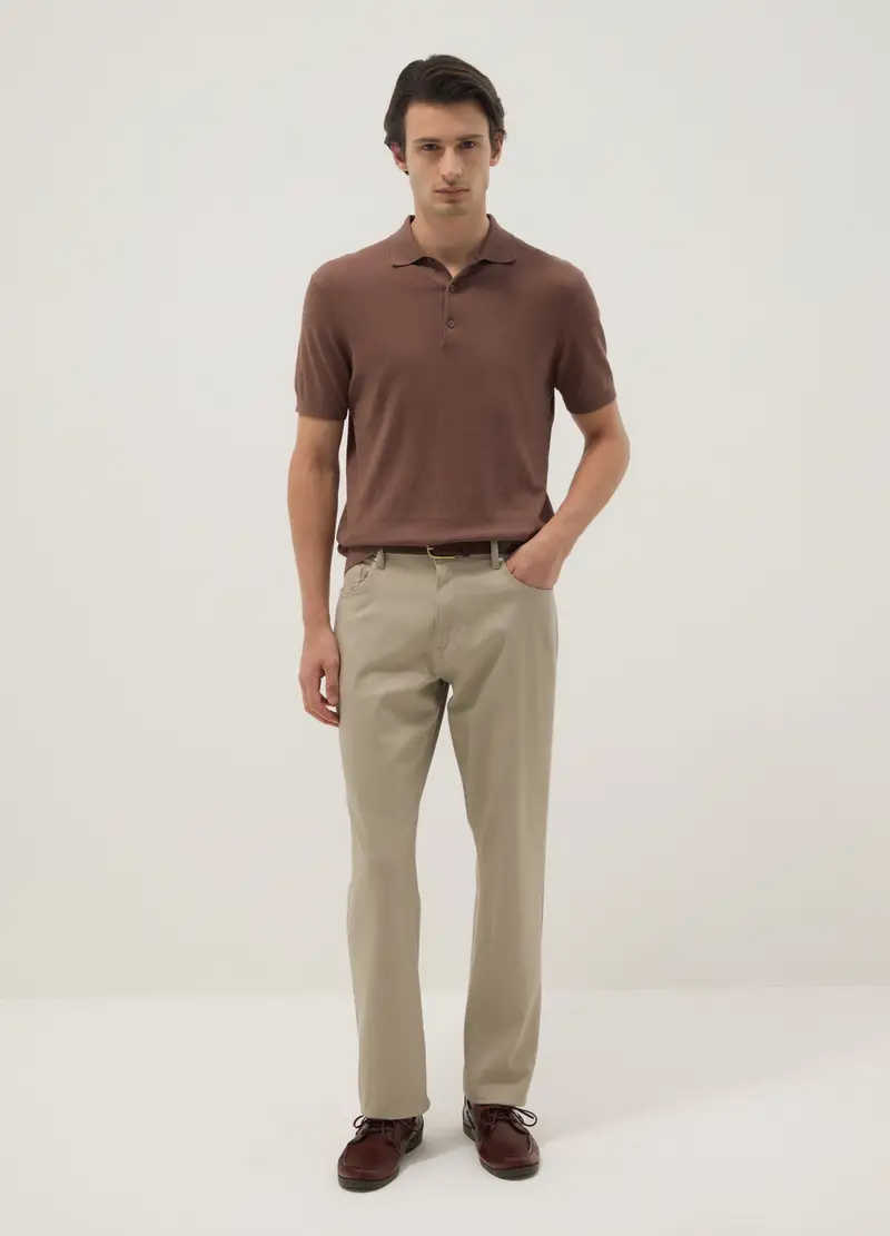 OVS Polo Marrone 4312450 miniatura 2