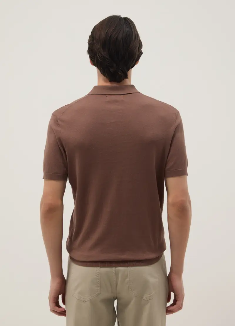 OVS Polo Marrone 4312450 miniatura 3